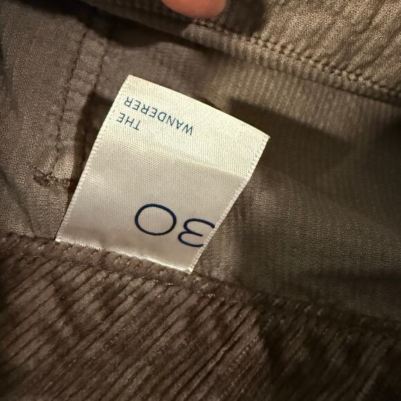 Anthropologie Pilcro Women's The Wanderer Pants Corduroy Cargo Utility 30 Brown - Picture 6 of 10